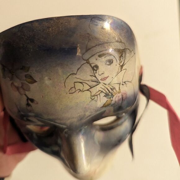 Sale! Vintage Clown Ceramic Porcelain Mask - Picture 3 of 8